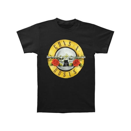 Guns N Roses Men's  Classic Bullet T-shirt Black (Best Gun T Shirts)