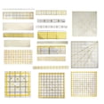 thumbnail image 3 of Quilting Ruler Fabric Cutting Ruler Acrylic Quilters Rulers Architect Template Drafting Ruler for Quilting and Sewing, 3 of 7