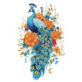 thumbnail image 1 of (WQ161) Resina Diamante Con Forma Especial Serie Pavo Real Con Forma Diamante Parcial 30*40cm, 1 of 9