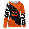 thumbnail image 3 of Women's Casual Fashion Halloween Print Long Sleeve Pullover Hooded Top, 3 of 4