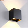 thumbnail image 2 of Lámpara de pared LED para exteriores, de aluminio, para balcón, montaje en superficie, cubo, jardín, porche, luz para interior y exterior, IP65, resistente al agua, bombillas modernas, 2 of 4