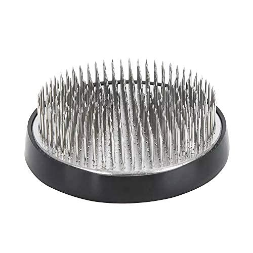 Soporte para arreglos florales de rana con pasador de acero inoxidable (2,4 pulgadas (60 mm))