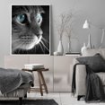 thumbnail image 4 of Cuadro sin marco Wdftyju gato pintura al óleo por números pintado a mano para dormitorio, 4 of 9