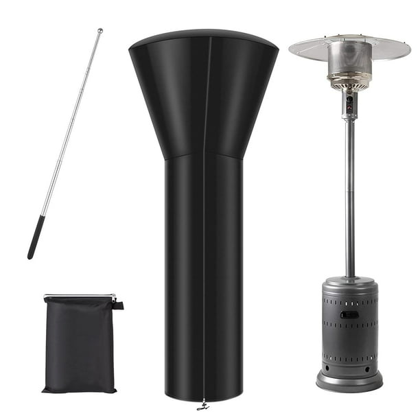 Ollery Patio Heater Cover, Heavy Duty Waterproof Outdoor Garden Black