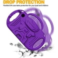thumbnail image 4 of BMOUO Fire 7 2022 Tablet Case (12th Generation,2022 Release), Fire 7 Tablet Case for Kids, with Shoulder Strap, Shockproof Light Weight Kids Case for Amazon fire 7 Tablet 7” Display 2022, Purple, 4 of 6