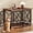 Brown, variant on 48 inch Extra Large Dog Crate Furniture,Double Door Indoor Kennel,End Side Table Wooden Dog Crates,Anti-Chew Anti-Escape, Gray