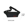 thumbnail image 2 of Xihbxyly Riñonera de Piel con Estilo, Gran Capacidad, Cinturón Ajustable, Multiusos, Ideal para Viajes, Ciclismo, Negocios, Uso Informal, Unisex, Práctica Solución de Almacenamiento., 2 of 2