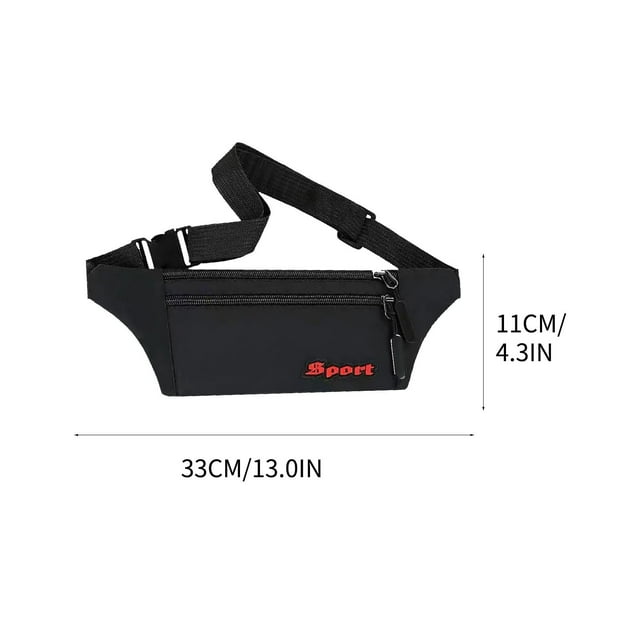 Sac Banane Mode Hommes et Femmes Grande Capacité Sac Messager Sac Banane pour Téléphone Portable
