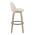thumbnail image 5 of Toriano 30" Fixed-Height Bar Stool, Bar Chairs, Swivel Bar Stools, Bar Stools Set of 2, 5 of 6