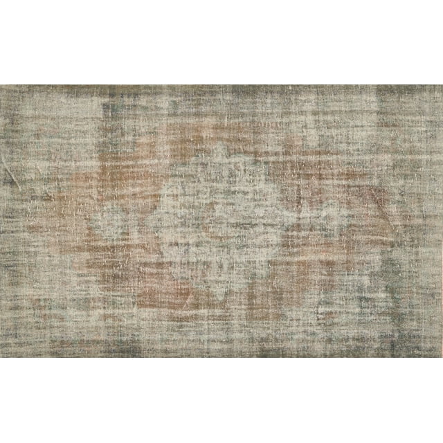 Ahgly Company Indoor Rectangle Contemporary Tan Brown Abstract Area Rugs, 3' x 5'