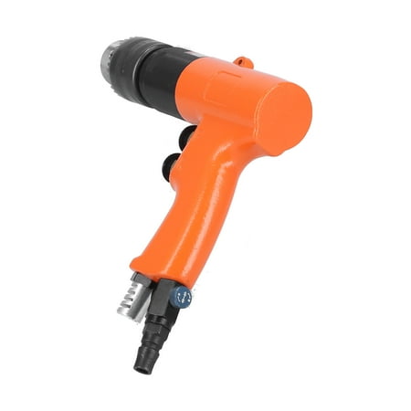 

Gupbes Pneumatic Drilling Tool Air Drill 13mm Pneumatic 1/2in CW CCW Rotation Hole Drilling Tool Kit Set KV‑5113A Pneumatic Drill Set