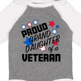 thumbnail image 4 of Inktastic Proud Granddaughter of a Veteran Veterans Day Girls Long Sleeve Baby Bodysuit, 4 of 5