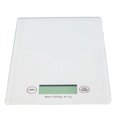 thumbnail image 2 of Aleissi Bascula Cocina Reposteria Extra Plana Cubierta Cristal 5kg Blanca Aleissi 700129, 2 of 3