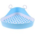 thumbnail image 1 of Shisuyan Small Animal Triangle Toilet Potty Trainer Pet Corner Litter Training Tray for Hamster Cat Bunny, 1 of 8