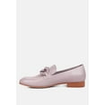 thumbnail image 4 of MERVA Chunky Chain Leather Loafers in lilac, 4 of 8