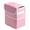 Pink, variant on General Car Trash Can with Lid and Storage Pockets, Multipurpose Garbage Bin with Adjustable Straps, Collapsible and Portable Organizer, 2 Gallon, Pink