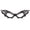 Hollow bat without l, variant on Halloween Eyeglasses Novelty Fun Plastic Decorative Glasses Cosplays Halloween Party Decor Favor Supplies for Kid Adult