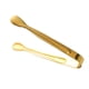 thumbnail image 5 of Inteprter Pinza de azúcar de acero inoxidable, portátil, reutilizable, Color sólido, recogedor de cubitos de hielo, casa, café, comida, Oro 2Conjunto, 5 of 6