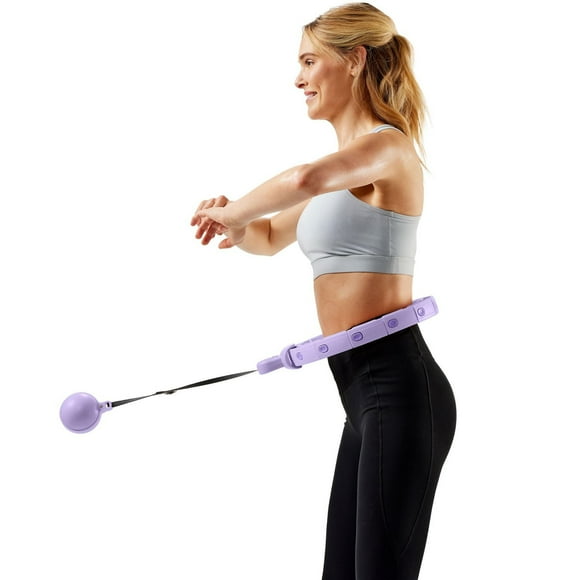 Reebok Delta Weighted & Adjustable Fitness Hoop, Purple Oasis, Target, strengthen and tone your core