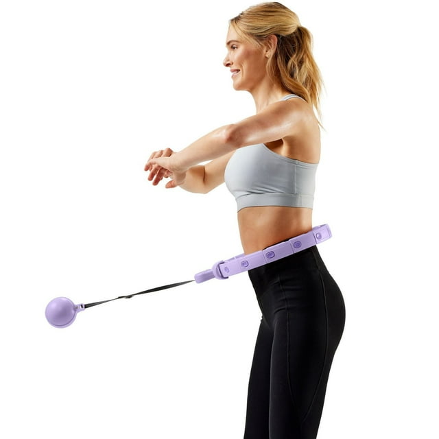 Reebok Delta cerceau d’exercice lesté et réglable, oasis violet