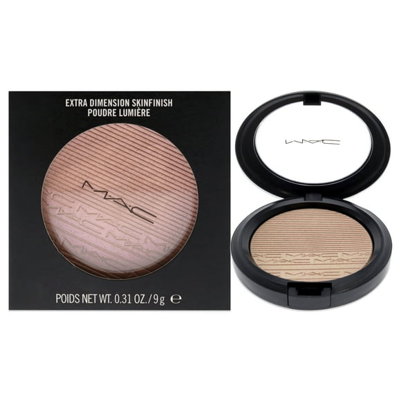 Iluminador Polvo Extra Dimension Skinfinish - Show Gold MAC Resaltador 0.31 oz