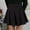 Black, variant on Women Fashion Casual Short Style Solid Half Skirt Glare Sun Skirt Pleated Pocket Skirt Pencil Skirts for Women Knee Length Linen Skirt Side Slit Skirt Crib Skirt Boy under Skirt Fluff Leather Skirts