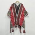 thumbnail image 2 of Yigetop Mexican Poncho Clearance! Hot Pink One Size, 2 of 4