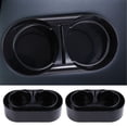 thumbnail image 2 of Miangastore 1Pack Black Rectangular Cup Station for Car with Drink Storage Function, 2 of 9