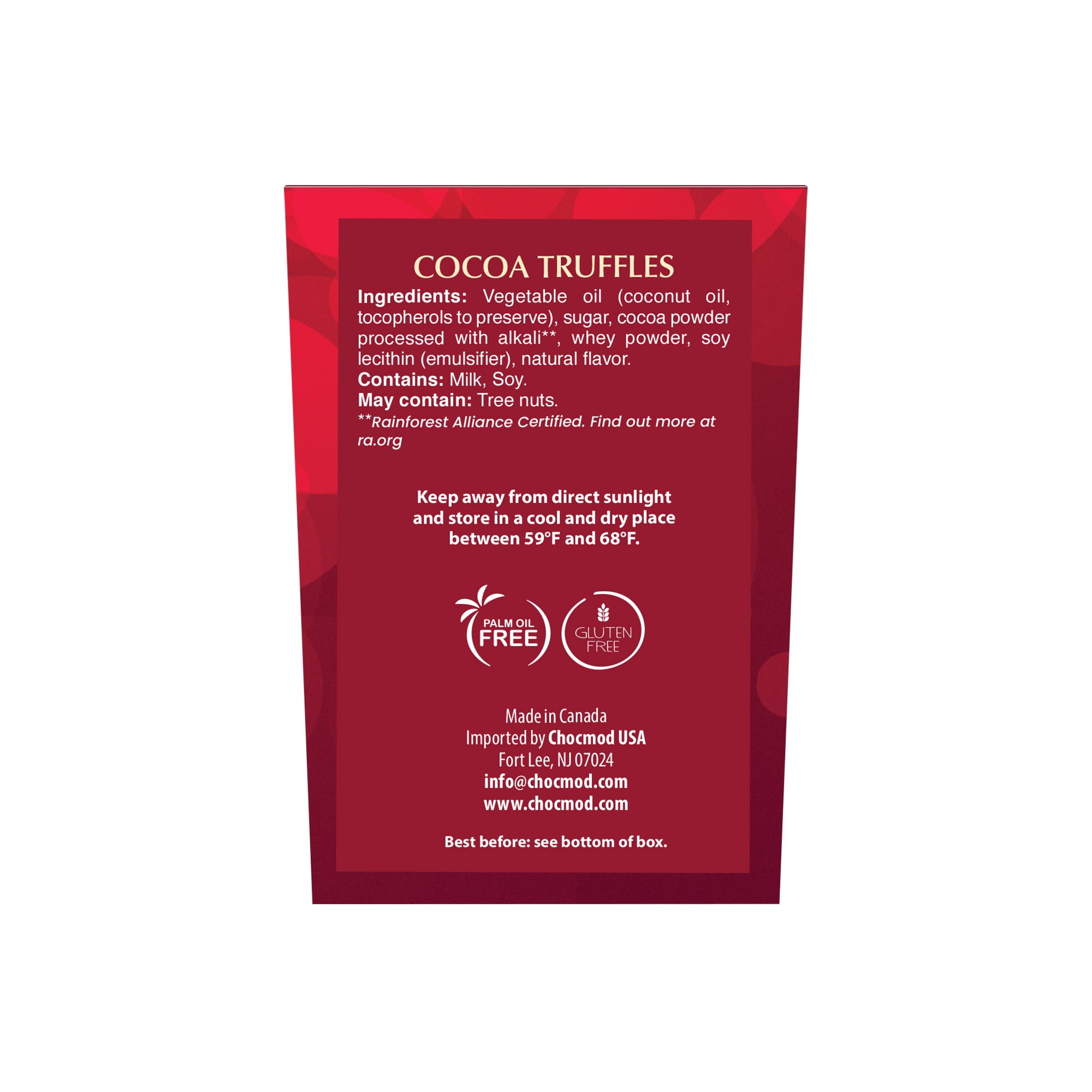(4 pack) Prestige Confiseur Original Cocoa Dusted Truffles, 5.3 oz., 20 Pieces, Gluten-Free, Kosher