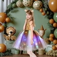 thumbnail image 2 of TJAZFJPA Robe de Printemps pour Tout-Petits Robe de Fête pour Filles Sans Manches à Led avec Animaux en Dessin Animé Robe Tutu en Maille pour Tout-Petits, 2 of 3