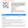 thumbnail image 2 of Front Control Arm Ball Joint Tie Rod and Sway Bar Link Kit - Compatible with 2006 - 2008 Lincoln Mark LT Base RWD 2007, 2 of 2