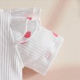thumbnail image 5 of CAUYDY 0 3 6 9 Months 1T 2T Baby Girl Cute Clothing Set Infant Girls Short Sleeve Bodysuit Newborn Fall Winter Romper Preemie Outfit Sizes 6-9 Months,Pink, 5 of 8