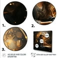 thumbnail image 3 of Designart "Journey Astrological I" Spiritual Framed Wall Art - Modern Gold Astrology Entryway Framed Wall Art Print, 3 of 6