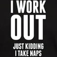 thumbnail image 3 of CafePress - I Work Out Just Kidding I Take Naps T Shirt - Men's Classic Graphic Cotton T-Shirt, 3 of 4