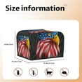 thumbnail image 5 of Fotbe Eagle Head With American Flag for Four Slice Toaster Cover, Fingerprint Protector, Super Soft Appliance Cover And Dust Cover,Bread Dust Cover & Fingerprint Protection, 5 of 7