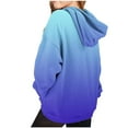 thumbnail image 3 of Hoodie for Girls Cute Hoodies For Teen Girls Trendy Preppy Hooded Sweatshirts Oversized Long Sleeve Shirts Gradient Clothes For Girls Women'S Fashion, 3 of 7