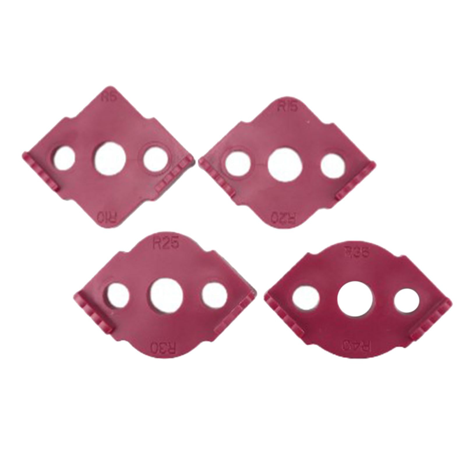 Jig Router Templates, ABS Plastic Routing Rounded Corners Router Bit