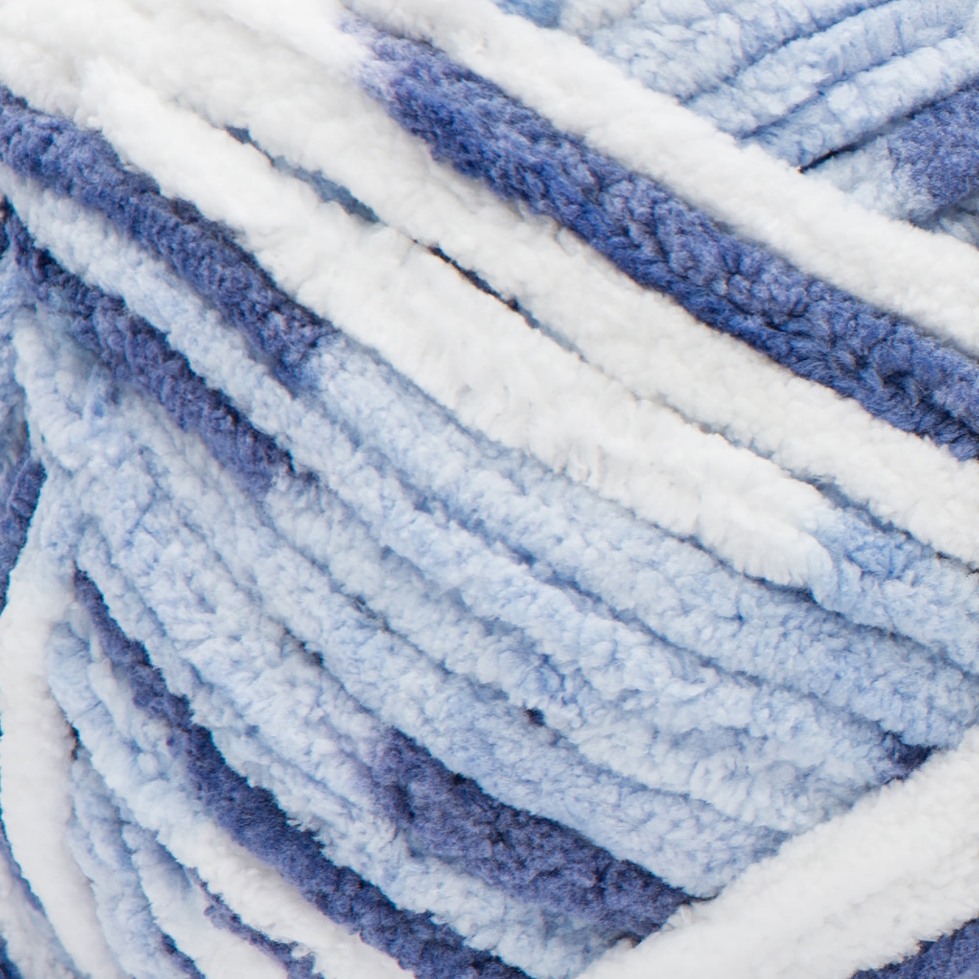 Bernat® Baby blanket™ #6 Super Bulky Polyester Yarn, Blue dreams 10.5oz/300g 220 Yd (2pk)