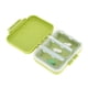 thumbnail image 2 of Ofertas Únicas 1 Pc 3 Rejillas Caja de Pastillas Independiente de Capa Única para Viajes Verde, 2 of 6