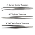 thumbnail image 5 of Juego de 22 piezas para cirugía menor, kit de instrumentos quirúrgicos, tijeras de disección de acero inoxidable, pinzas, 11 Feliz Sencillez, 5 of 5