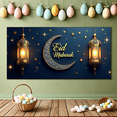 thumbnail image 6 of Eid Mubarak Arabic Lantern Moon Decorations Banner Backdrop Ramadan Party Supplies Photography Props Decor Festivities Celebration, 6 of 8