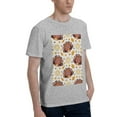 thumbnail image 2 of Bingfone Fall Turkey Men'S Loose Fit Short-Sleeve Pocket T-Shirt, 2 of 7