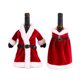 thumbnail image 1 of Funda navideña para botella de vino, suéter de punto decorativo, decoración para botella de vino de Papá Noel, regalo de fiesta de Navidad, 2 piezas, 1 of 7