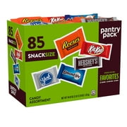 Hershey Assorted Chocolate Snack Size Candy, Pantry Pack 44.19 oz, 85 Pieces