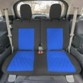 thumbnail image 3 of For 2020-2024 Ford Explorer Base FH Group Neoprene Custom Fit Car Seat Covers Water Resistant - 3rd Row Blue, 3 of 7