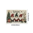 thumbnail image 3 of Christmas Entrance Door Mat Absorbent Nonslip Bathroom Rug Holiday Floor Carpet Indoor Outdoor Kitchen Foot Mat Dirt Proof Washable, 3 of 6