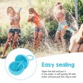thumbnail image 4 of 6PCS Reusable Water Balloons With Carrying Ring, Quick Fill Self Sealing, Soft Silicone Material, Fun Outdoor Toys For Pool Beach Water Games, 4 of 8