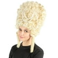 thumbnail image 3 of HPO Adult Womens Baroque Beehive Wig Historical Marie Antoinette Costume Wig for Halloween & Cosplay, 3 of 12