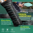 thumbnail image 3 of Pickleball Paddles Set Of 2, Fiberglass Surface, Turquoise Marble Pattern, 4 Balls & Bag, 3 of 5