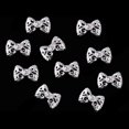thumbnail image 4 of opvise 10Pcs Nail Art Stickers 3D Bowknot Pattern Alloy Rhinestone Nail Sticker for Dating, 4 of 8